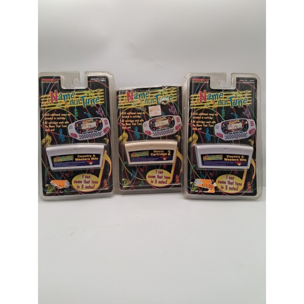 Tiger Name That Tune game music Cartridge's 2 and country and western hits